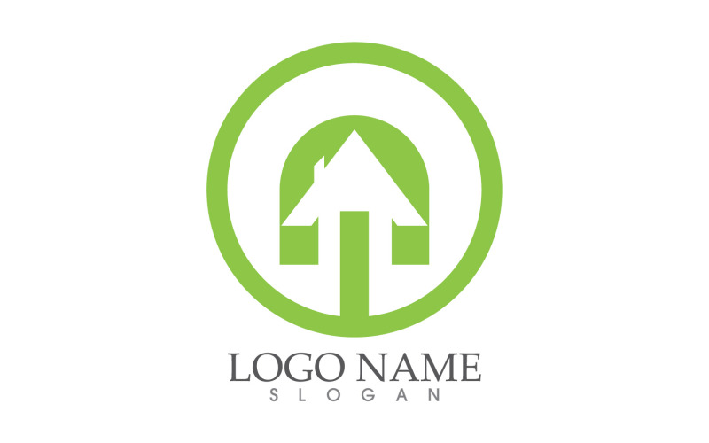 Propriété maison maison vente et location logo vector design v21
