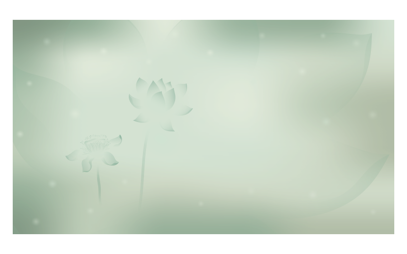 Grünes Hintergrundbild mit Lotus