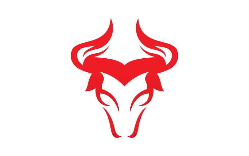 Bull horn logo symbols vector V1 #314427 - TemplateMonster