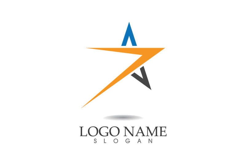 Compass map logo and symbol vector v16