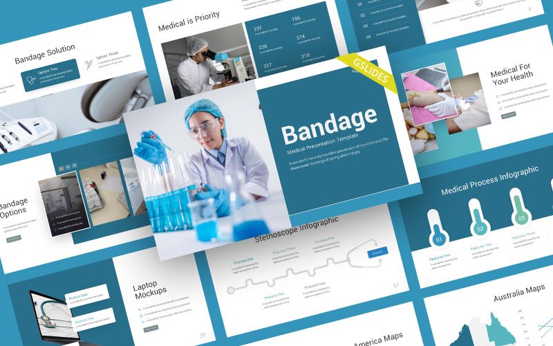 Bandage Modern Medical Google Slides Template