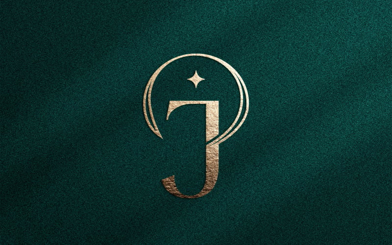 Elegante Logotipo de Belleza Minimalista Letra Cosmética J