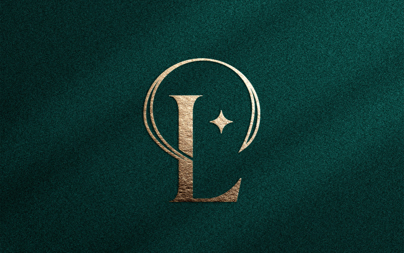 Элегантный минималистский логотип красоты Косметическая буква L