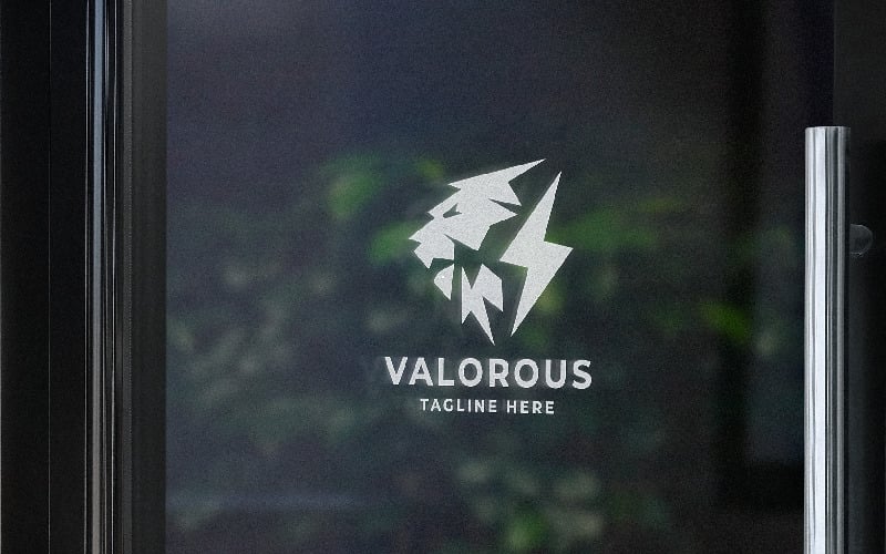 Šablona loga Valorous Lion Pro