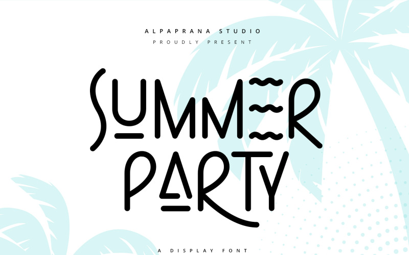 Summer Party - Visualizza carattere