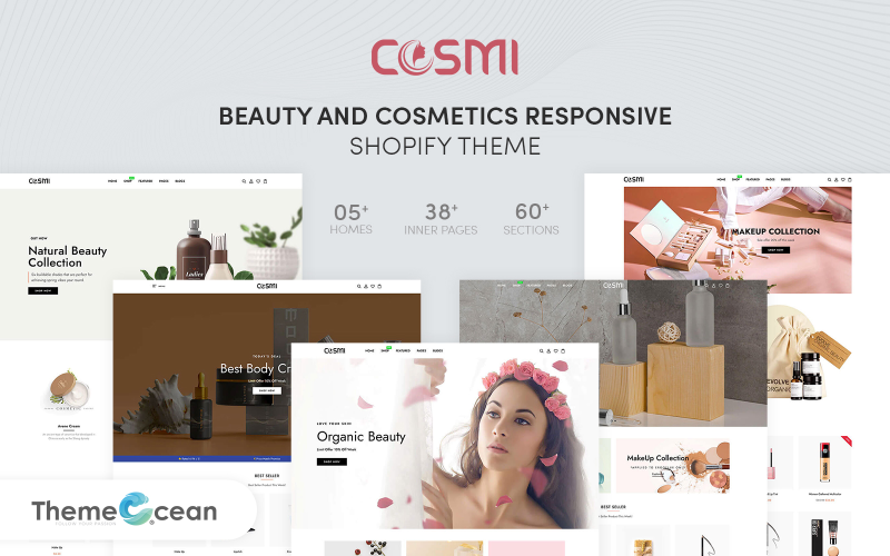 Cosmi - 美容和化妆品响应式 Shopify 主题