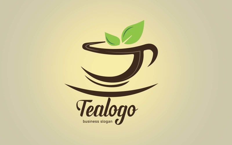 El logotipo de la empresa de marca Tea