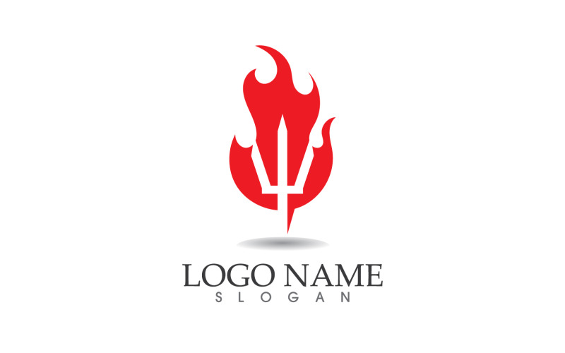 Bratenfeuer und Symbolvektordesign v6