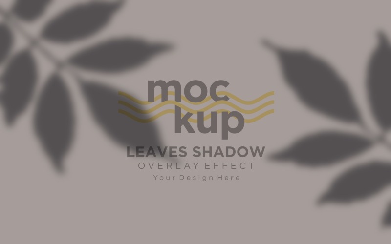 Bladeren Shadow Overlay Effect Mockup 12