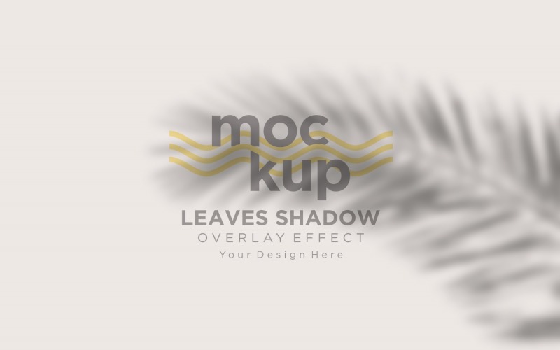 Shadow Overlay Effect Mockup Of Leaves - TemplateMonster