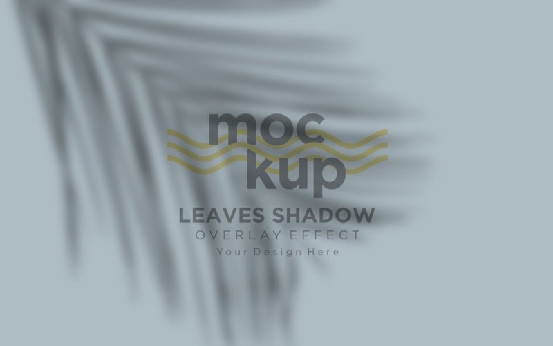 Leaves Shadow Overlay Effect Mockup 74