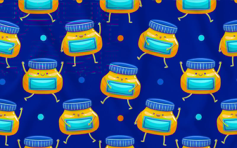 Талисман бутылки чернил бесшовный фон