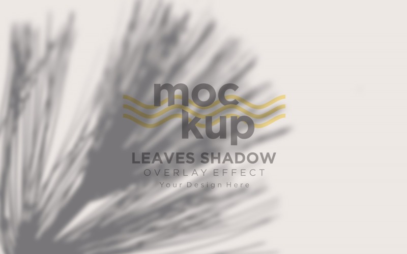 Leaves Shadow Overlay Effect Mockup 190