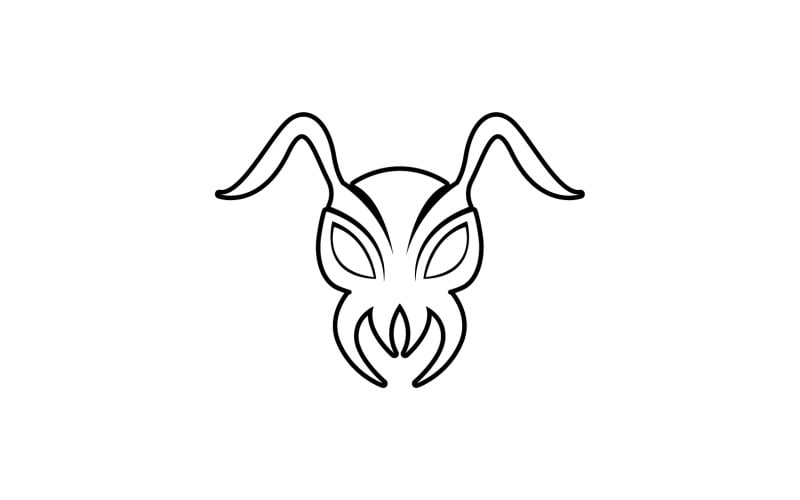 Myrhuvudlogotyp och symbolvektor v11