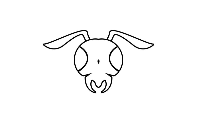 Myrhuvudlogotyp och symbolvektor v16
