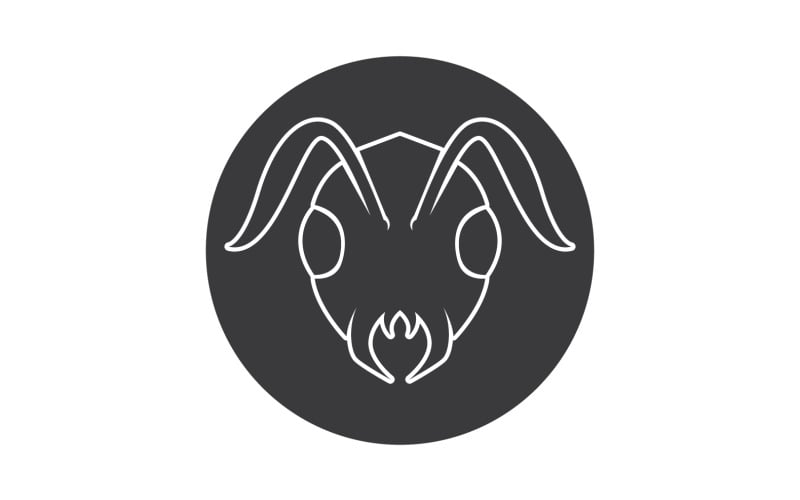 Myrhuvudlogotyp och symbolvektor v17
