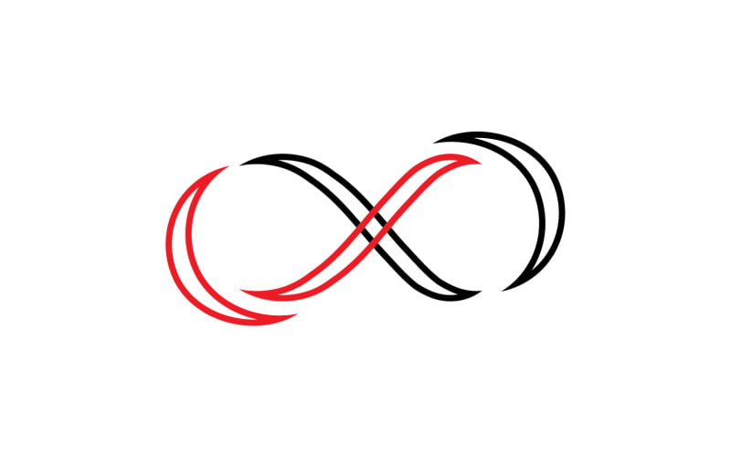 Infinity loop line logo symbol vector v12 - TemplateMonster