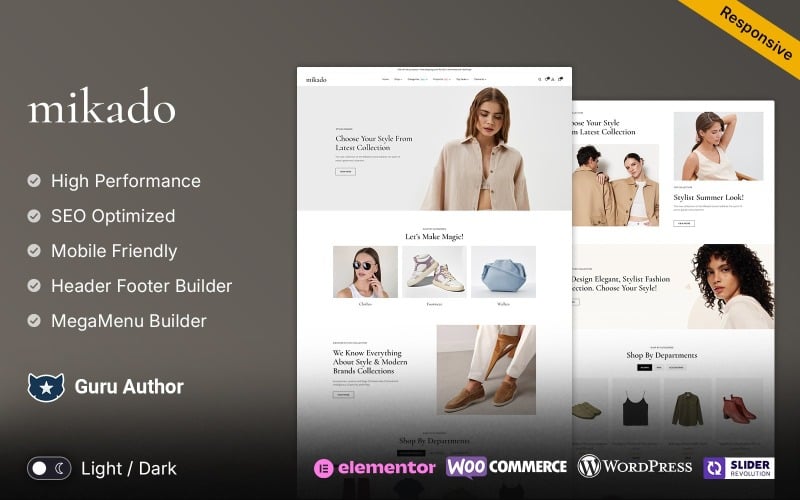 Mikado - Fashion Store WooCommerce Responsive Elementor Theme