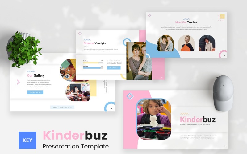 Kinderbuz — Kindergarten Keynote Template