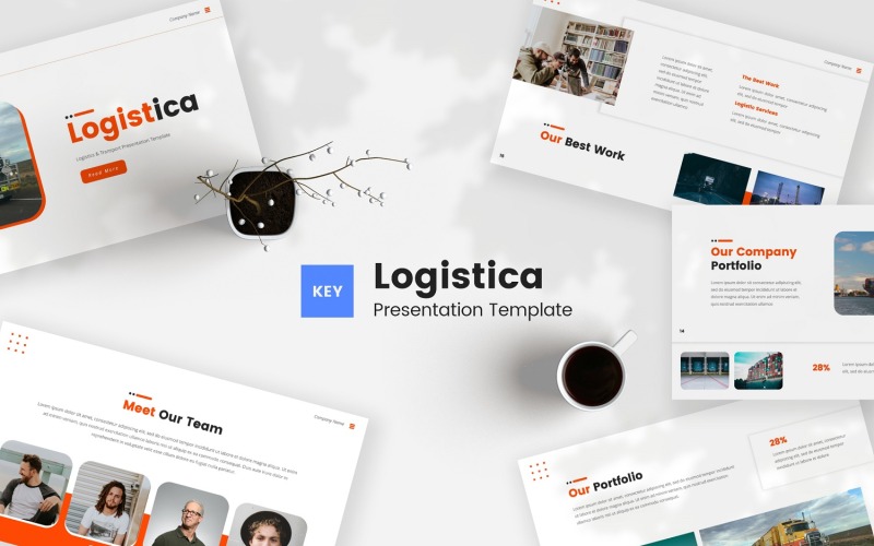 Logistica - Modello di Keynote di logistica e trasporti