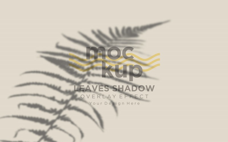 Maqueta de efecto de superposición de sombras de hojas 236
