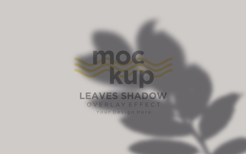 Maqueta de efecto de superposición de sombras de hojas 237