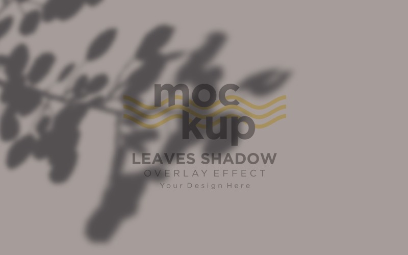 Maqueta de efecto de superposición de sombras de hojas 242
