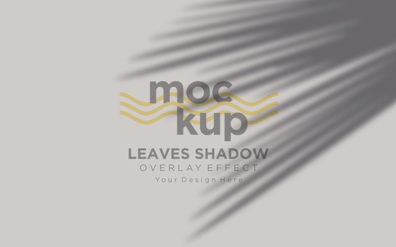 Maqueta de efecto de superposición de sombras de hojas 247