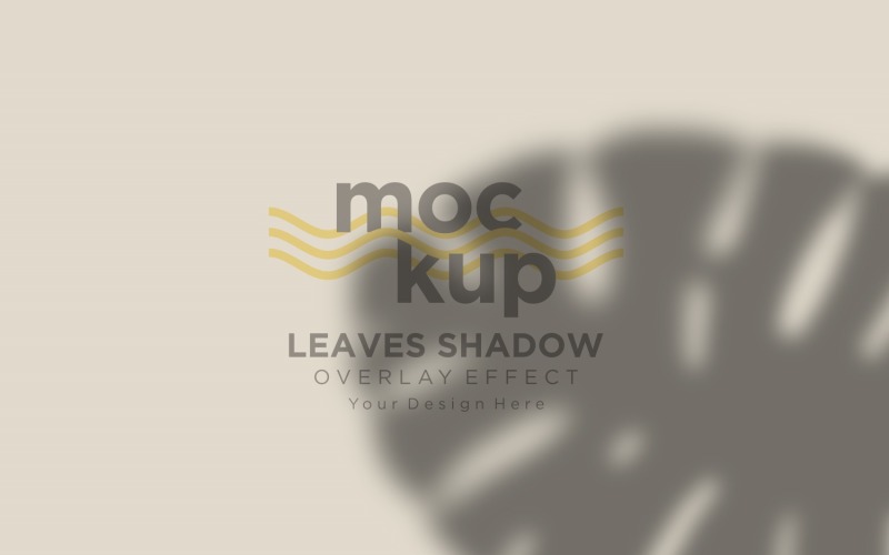 Leaves Shadow Overlay Effect Mockup 336