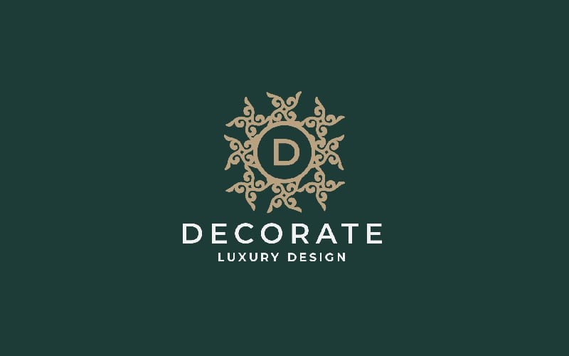 Шаблон логотипу Decorate Later D Pro