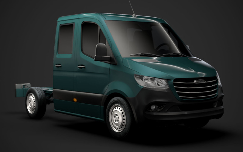 Freightliner Sprinter Şasi Mürettebat Kabini L1 FWD 2020 3D Model