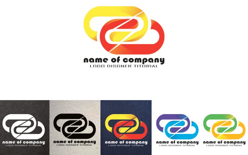 Инвестиционный шаблон логотипа компании