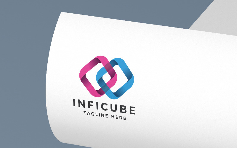 Šablona loga Infinity Cube Pro