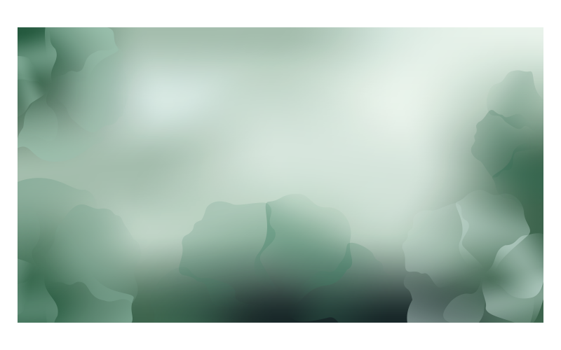 Immagine di sfondo sfumato floreale verde