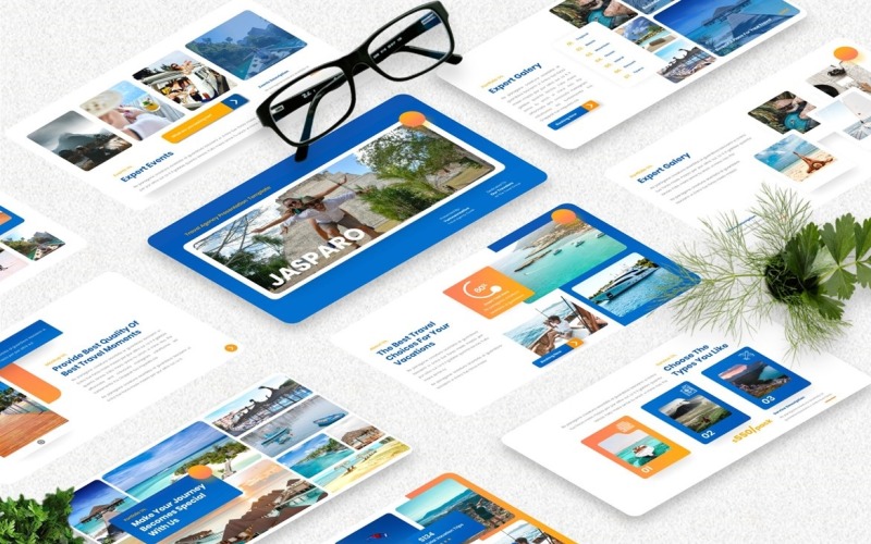 Jasparo - Modelo de PowerPoint de viagem