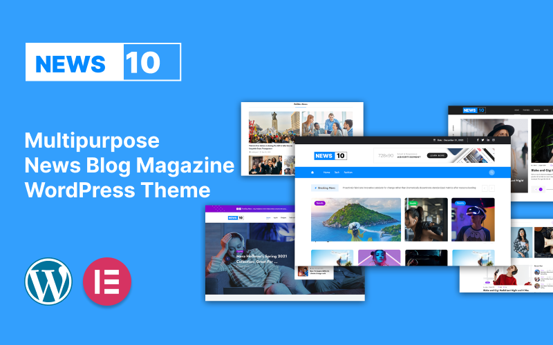 NEWS10 – Hírek, blogok és magazinok WordPress téma