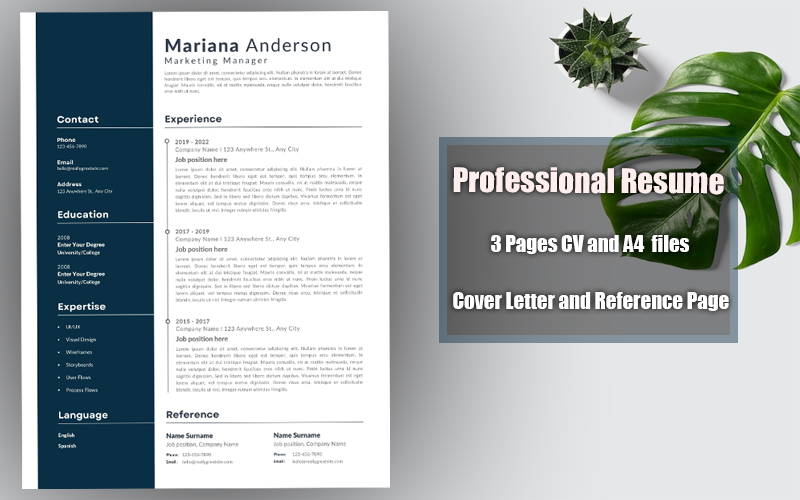 PDF de plantillas de currículum imprimibles