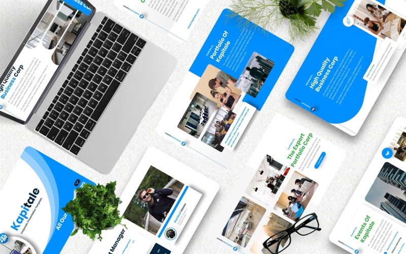 Kapitale - Корпоративные шаблоны Powerpoint