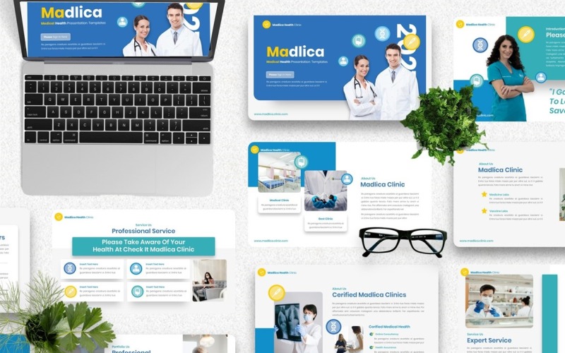 Madlica - Medizinische Googleslide-Vorlage