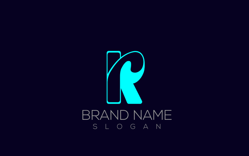 R-Logo | Schöner Buchstabe R Logo Design