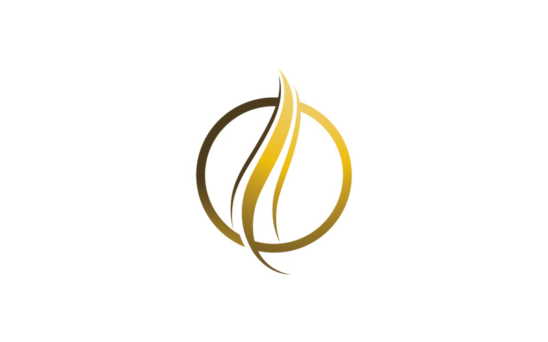 Hajkezelés egészségügyi vektor logo verzió v4