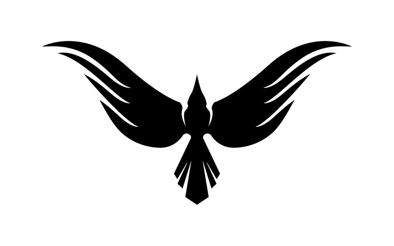 Aile d'oiseau vol animal logo vector design version 6