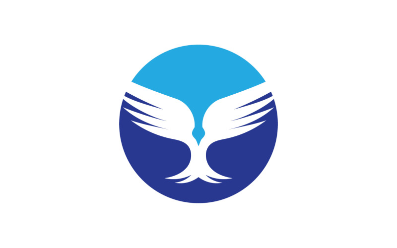 Aile d'oiseau volant animal logo vector design version 24