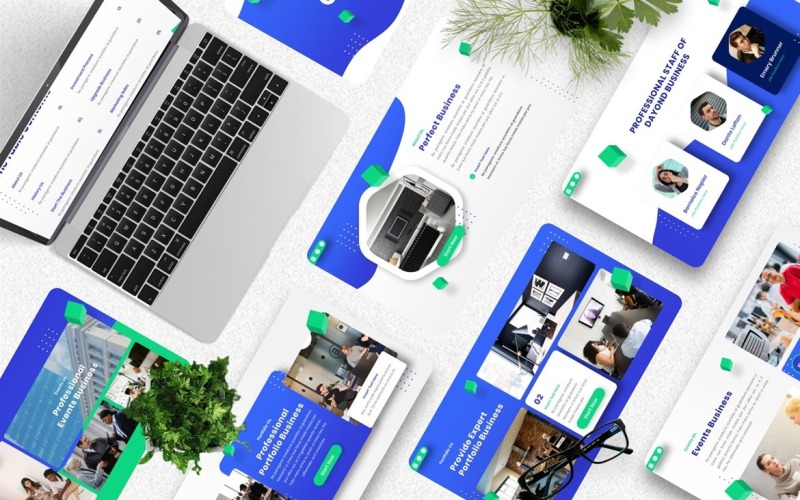 Dayond — korporacyjny szablon Powerpoint