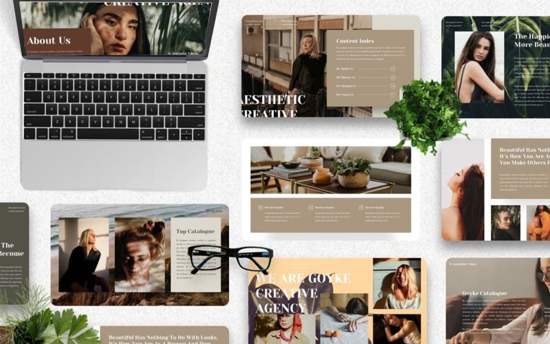 Goyke - Aesthetic Powerpoint Template
