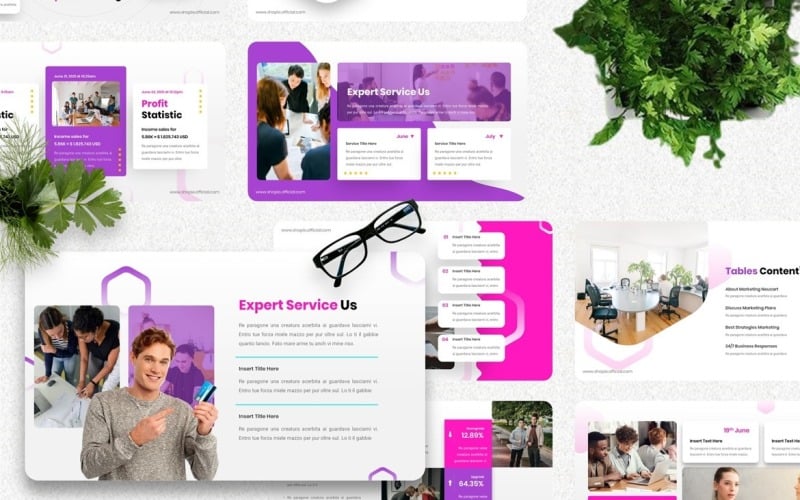 Shopie - Modelo de Powerpoint de Marketing