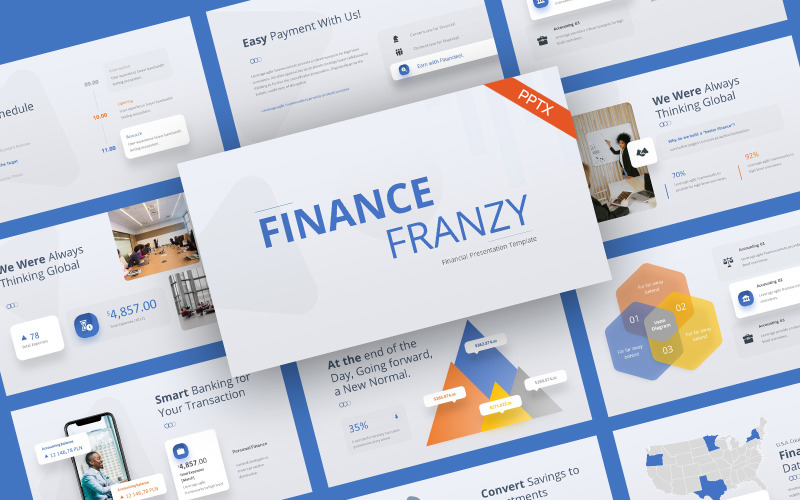 Franzy Modern Financial PowerPoint-Vorlage