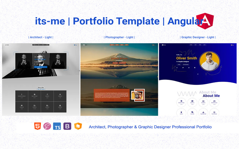 het is mij | Portefeuillesjabloon | Hoekig