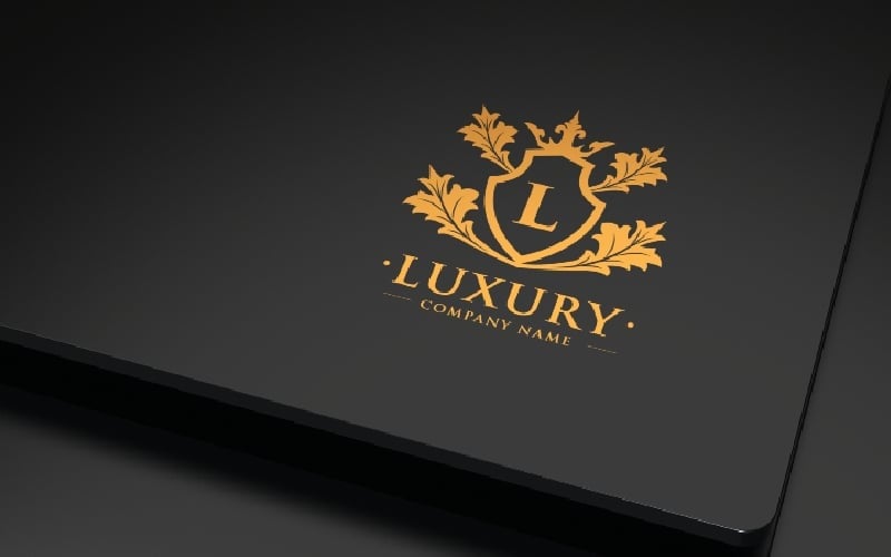 Шаблон логотипа роскошного бренда Pro