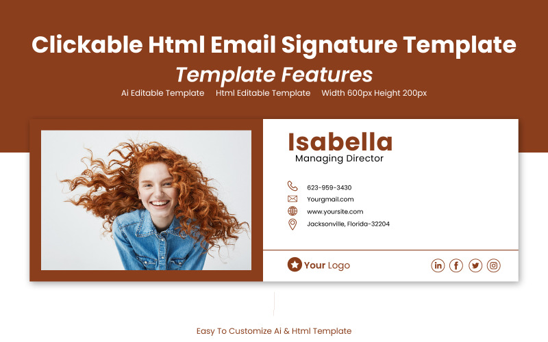 Html İmza Şablonu Tasarımı - Html İmza E-postası